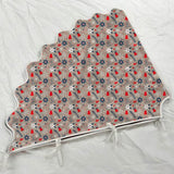 Printed Scalloped Christmas Tree Skirt