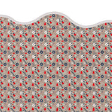 Printed Scalloped Christmas Tree Skirt