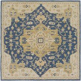 Broomfield 1145 Hand Tufted Blue Wool Rug