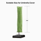 PURPLE LEAF Cantilever Umbrella Cover with Zipper Out Door Umbrella Patio Umbrella Cover