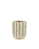 Sunken Boat Small White Vase