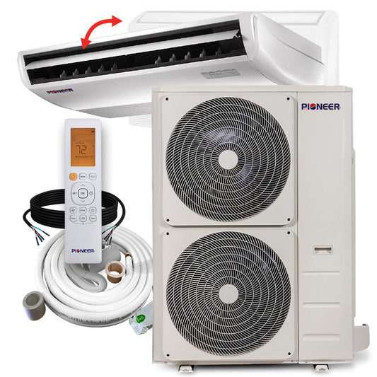 Pioneer® Quantum Ultra™ 48,000 BTU 19.8 SEER2 230V Floor/Ceiling/Low-Wall Ductless Mini-Split Air Conditioner Inverter Heat Pump