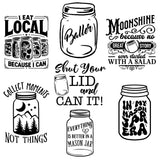Mason Jar Laser Engraved Sleeves