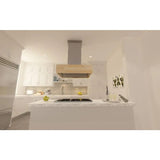 ZLINE 48" Wooden Island Range Hood, Butcher Block, 681iM-48