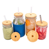Bamboo Straw Hole Tumbler Lid 2 Pack