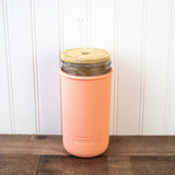 Silicone Sleeve for Pint & Half 24oz Mason Jars