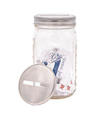 Coin Slot Bank Stainless Steel Lid Inserts for Mason Jars 10 Pack