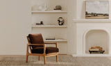 Fearne Accent Chair Dark Brown
