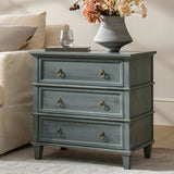 Lev 3-Drawer Nightstand