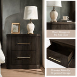 Gloria 2-Drawer Nightstand
