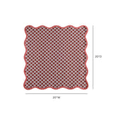 Crissy Cotton Canvas Printed Napkins - Set of 4