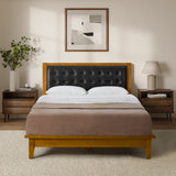 Walter Solid Wood Platform King Bed