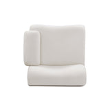 Zenith Contract-Grade Upcycled Fabric Corner Chair