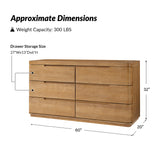 Silvius 6-Drawer Dresser-SEADRIFT