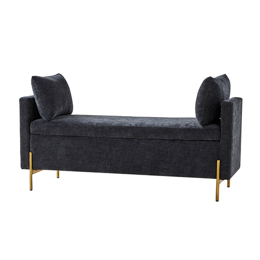 Arrigo Upholstered Flip Top Storage Bench