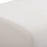 Zenith Contract-Grade Upcycled Fabric Ottoman