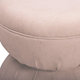 Tomlin Performance Chenille Game Table and Two Ottomans Set