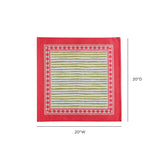 Crissy Cotton Canvas Printed Napkins - Set of 4