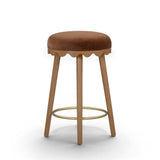 Oodle Performance Vegan Mohair Bar and Counter Stool