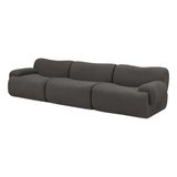 Zenith 116.5" Contract-Grade Upcycled Fabric Modular Sofa