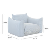Saint Tropez Stuffed Indoor/Outdoor Armchair