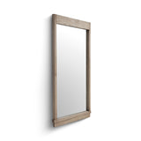 Aimee 44"X77" Solid Brushed Ash Floor Mirror