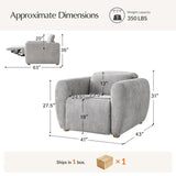 Tobias Power Recliner-GREY
