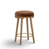 Oodle Performance Vegan Mohair Bar and Counter Stool
