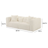 Tarra 86" Modular Loveseat