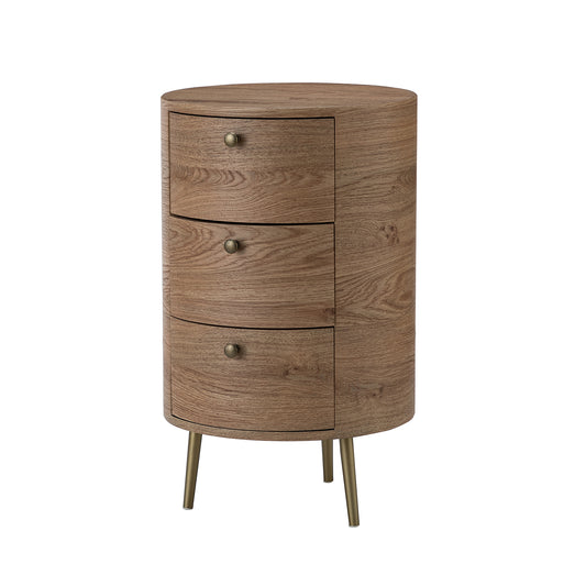 Etta Drum 3 - Drawer End Table