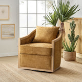 Paul Jess Farmhouse Solid Wood Swivel Chair