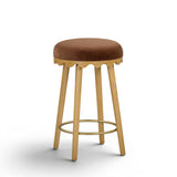 Oodle Performance Vegan Mohair Bar and Counter Stool