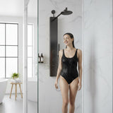 Beverly Series 43 in. 3-Jetted Shower Tower with Heavy Rain Shower and Body Jets and Spray Wand