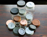 Barn Roof Zinc Vintage Reproduction Mason Jar Lids 4 Pack