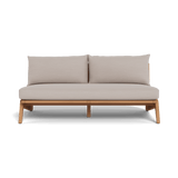 MLB TEAK 2 Seat Armless Sofa