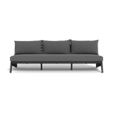 MLB Aluminum 3 Seat Armless Sofa