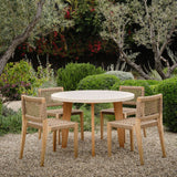 MLB TEAK Armless Dining Chair