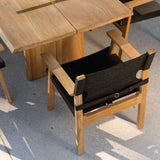 MLB TEAK Dining Table 106"