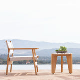 MLB TEAK Round Side Table