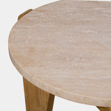 MLB TEAK Round Side Table