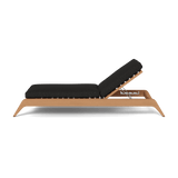 MLB TEAK Slatted Sun Lounge