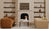 Alora Sofa Fabric Ochre Brown