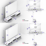 AWOL Vision Vanish Laser TV - CABINET ONLY