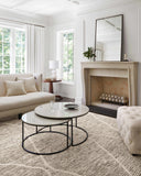 Belleview Silver Gray Iron Mirror