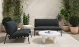 Salma Outdoor Accent Chair Speckled Charcoal