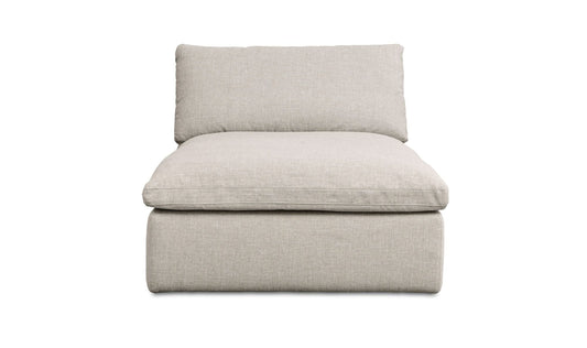 Miles Outdoor Chaise Speckled Light Grey