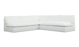 Miles Outdoor Modular 3 Piece White