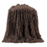 Mongolian Faux Fur Throw Blanket - Closeout