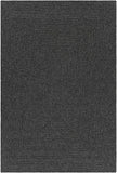Black Braided Faux Jute Outdoor Rug