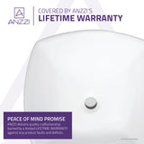 Deux Series Ceramic Vessel Sink in White